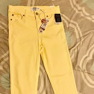 Girls Celebrity Pink yellow Skinny Jeans size 14 NWT